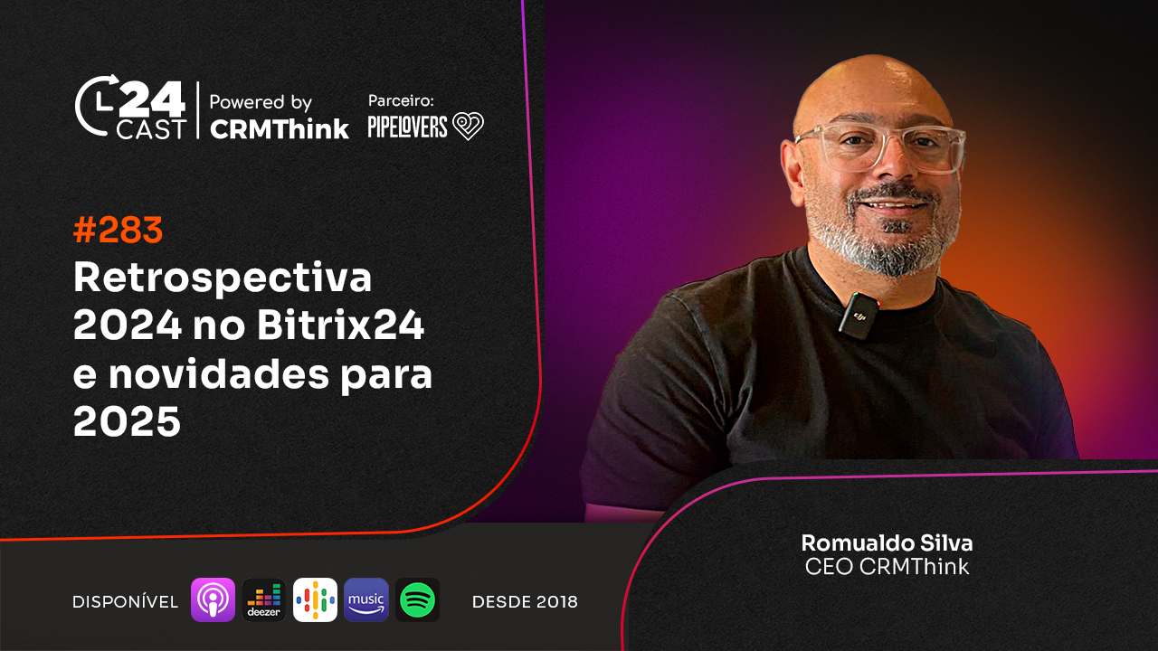 Retrospectiva 2024 no Bitrix24: lançamentos como a versão Sinergia, avanços em inteligência artificial, novos aplicativos e integração com ferramentas como Om e Google Sheets. Descubra os destaques e tendências para 2025!