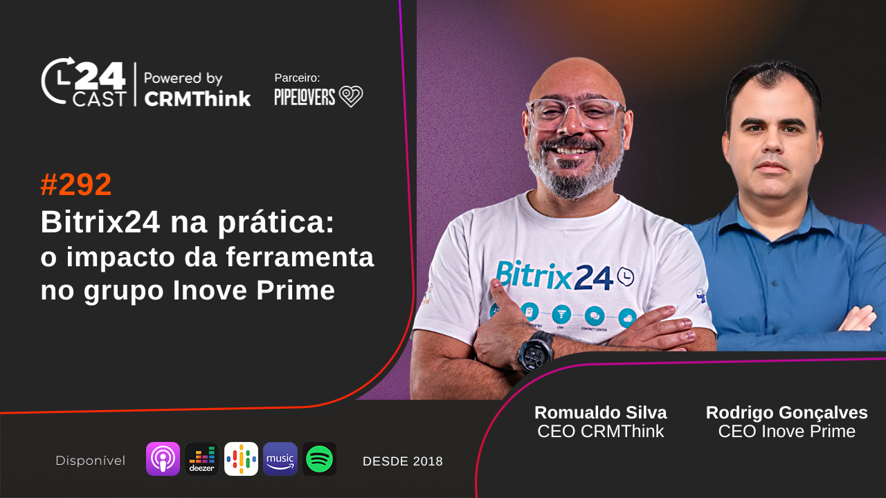 Bitrix24 na prática: o impacto da ferramenta no grupo Inove Prime [24Cast #292]