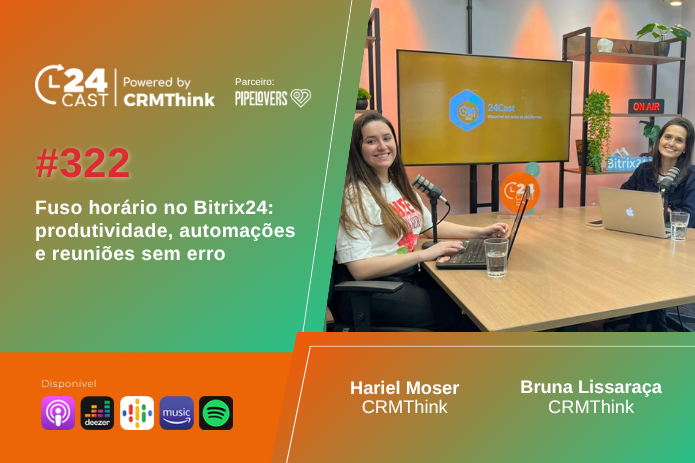 fuso horário no Bitrix24